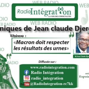 Macron doit respecter le verdict des urnes