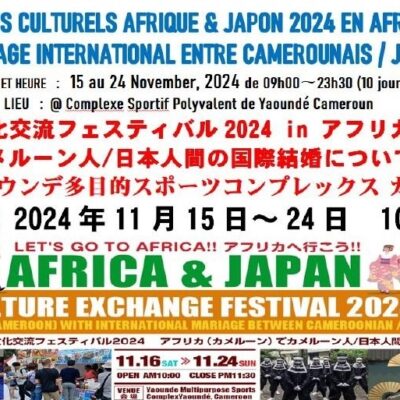 Cameroun-Japon?: ? Yaound?, ?a va se raconter par la culture du 15 au 24 novembre 2024