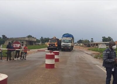 Une vue de l'une des portes d'entr?e en RCA via le Cameroun
