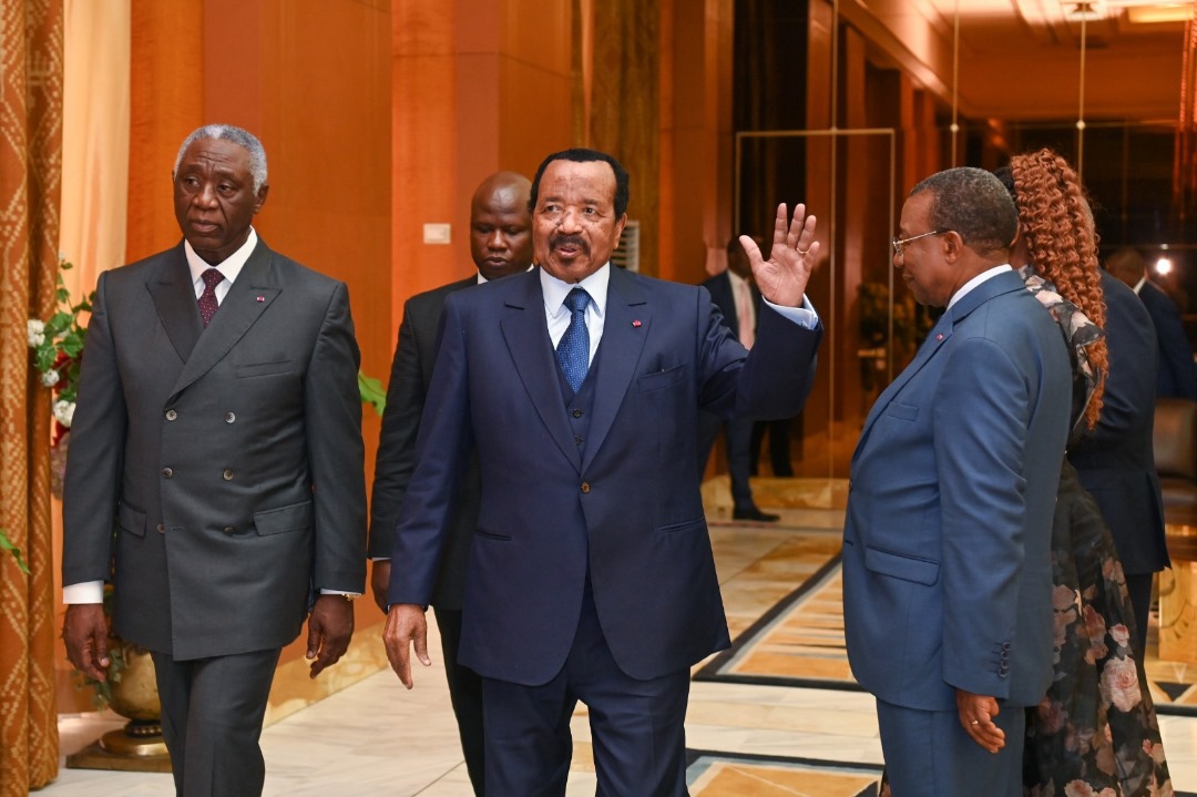 Dans les coulisses avant le message du pr?sident Paul Biya 
? la jeunesse, ce 10 f?vrier 2025.