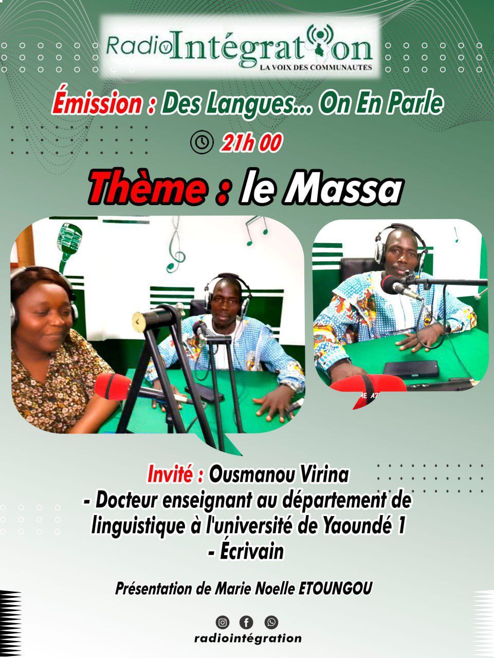 Le « Massa », une langue qui bat le c?ur du Sahel.