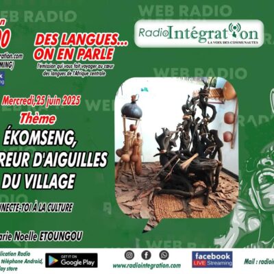 Ekomseng , le tireur d?aiguilles du village.