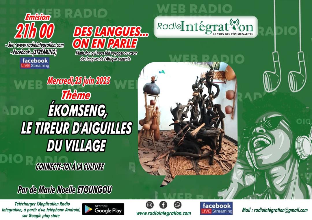 Ekomseng , le tireur d?aiguilles du village.