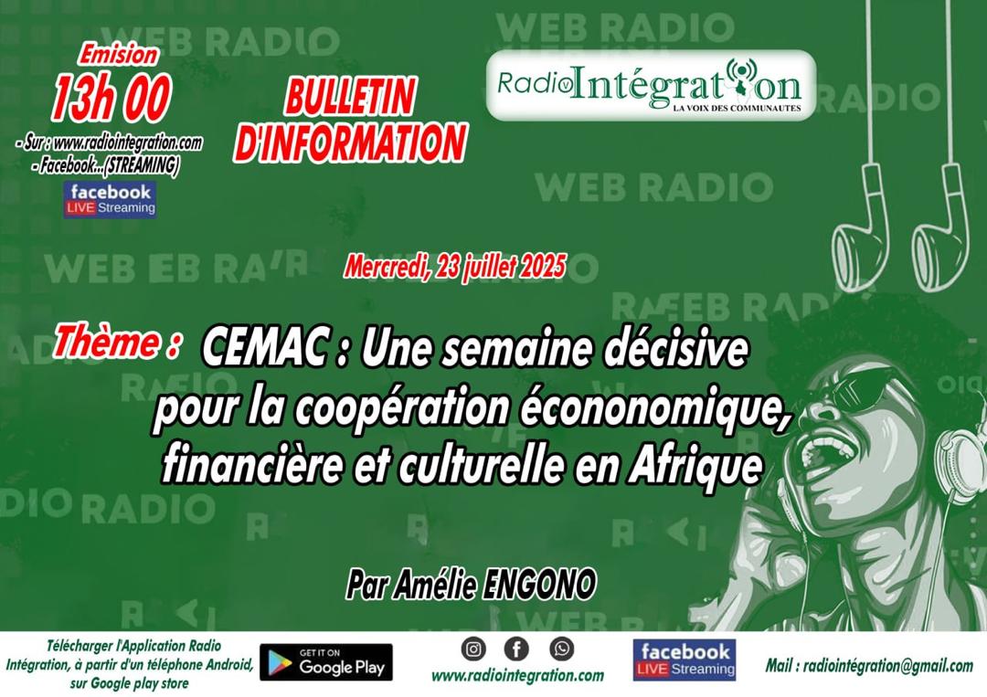 CEMAC : Une semaine d?cisive pour la coop?ration ?conomique, financi?re et culturelle en Afrique centrale