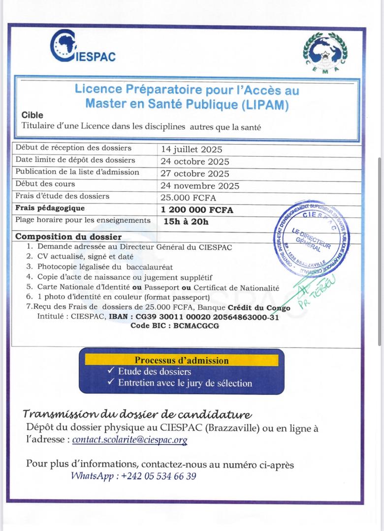 Appel ? candidature Ciespac