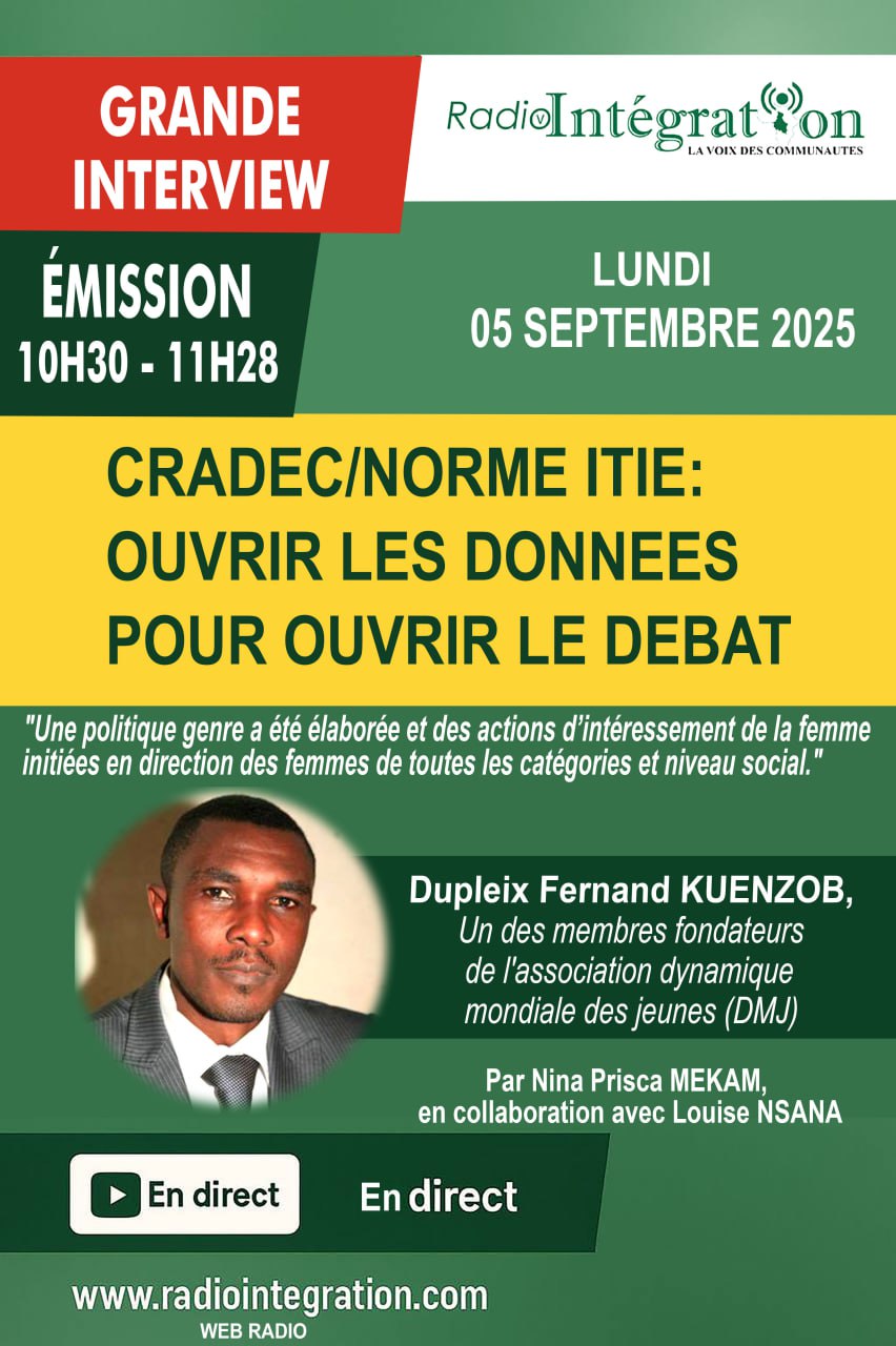 CRADEC/NORME ITIE: Ouvrir les Donn?es pour ouvrir le d?bat