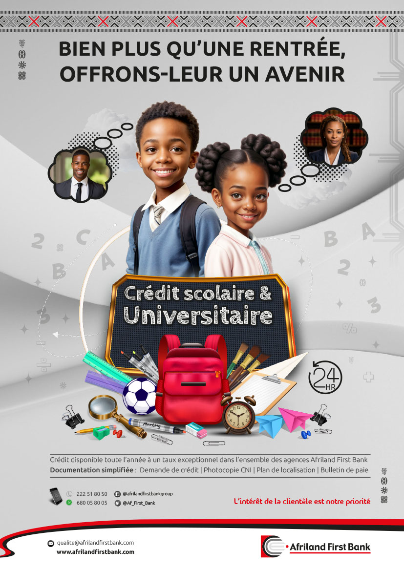 Afriland first Bank: cr?dit scolaire et universitaire
